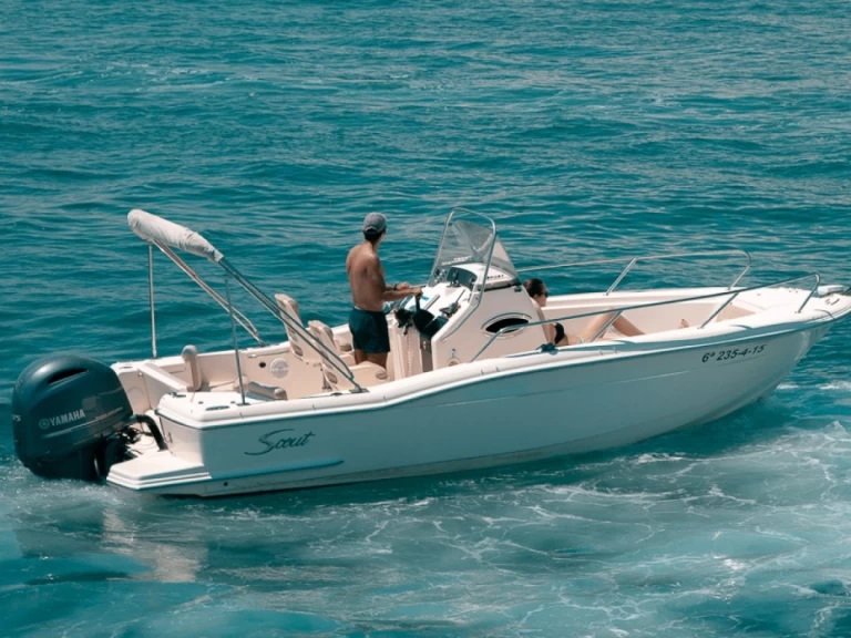 Alquiler Lancha Scout con o sin  título de navegación