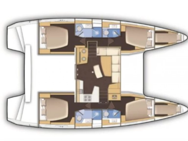 Alquiler Catamarán Lagoon con o sin  título de navegación