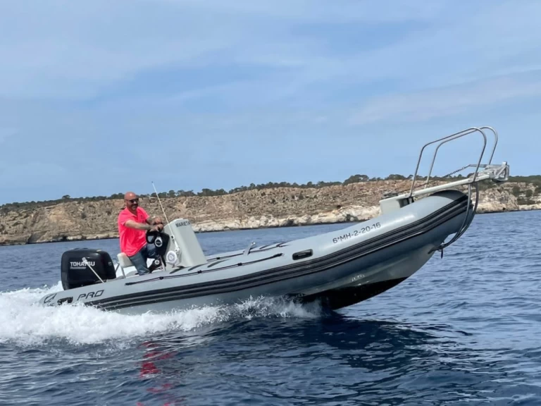 Zodiac Zodiac pro de alquiler a Cala Galdana