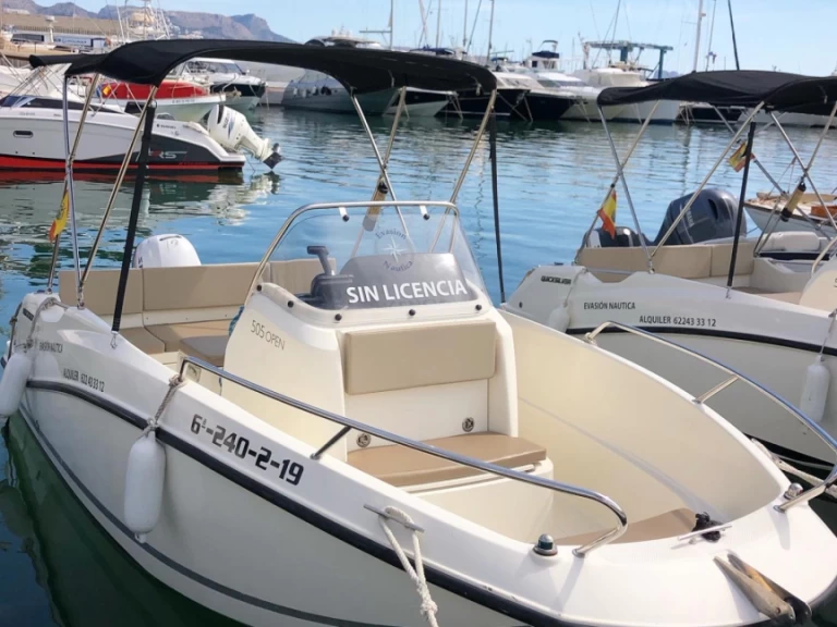 Quicksilver open 505 de alquiler a Altea