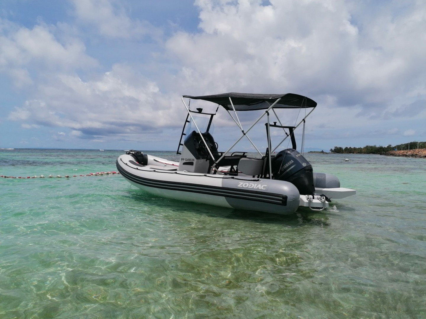 Alquiler Neumática Zodiac Open 5.5 en Saint-François (ZODIAC OPEN