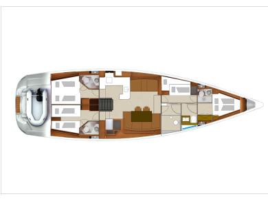 Alquiler de barcos Mandalina Marina barato de Jeanneau 57