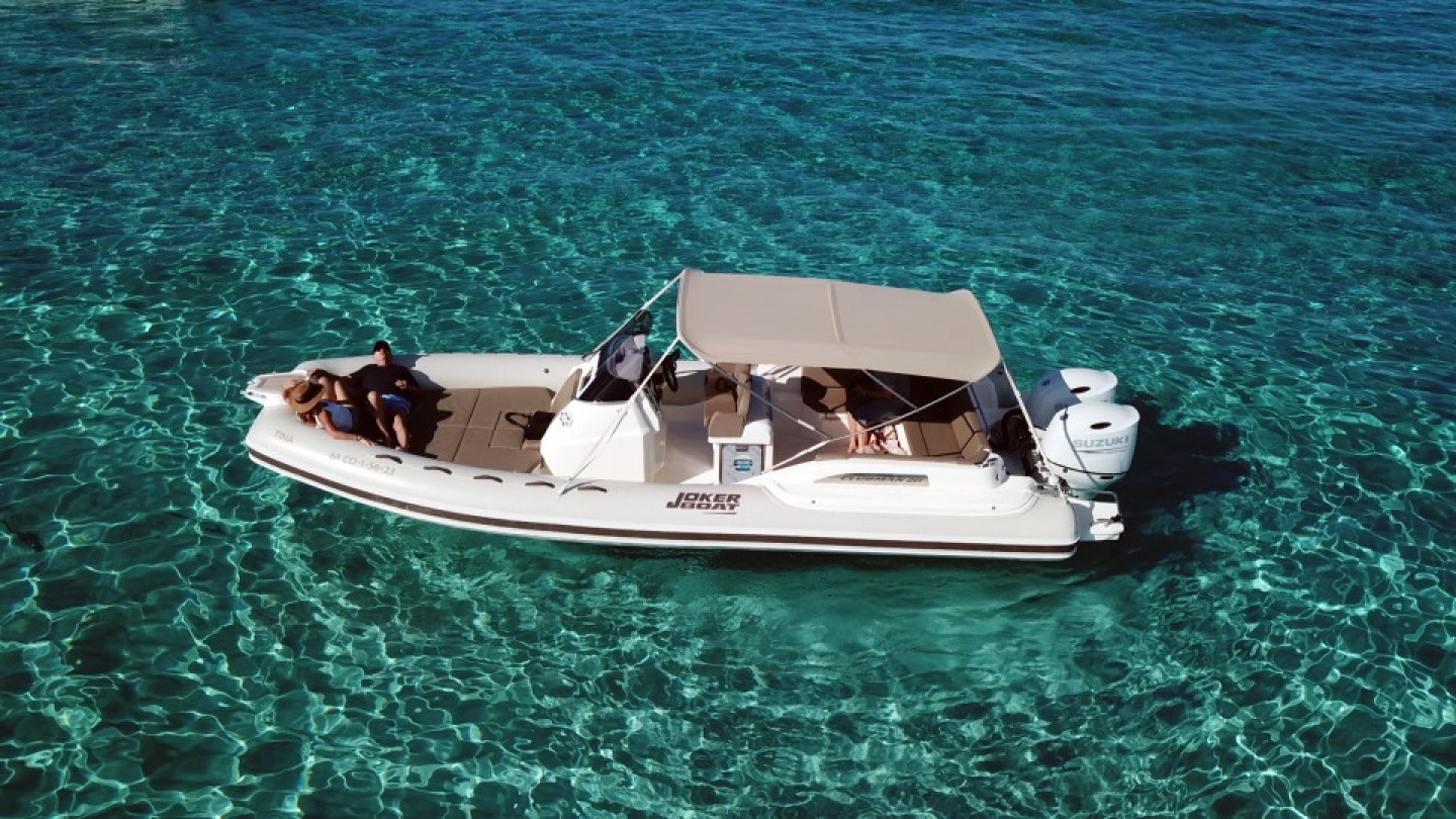 Tina - Rent Joker Clubman 28 with or without skipper in IBIZA
