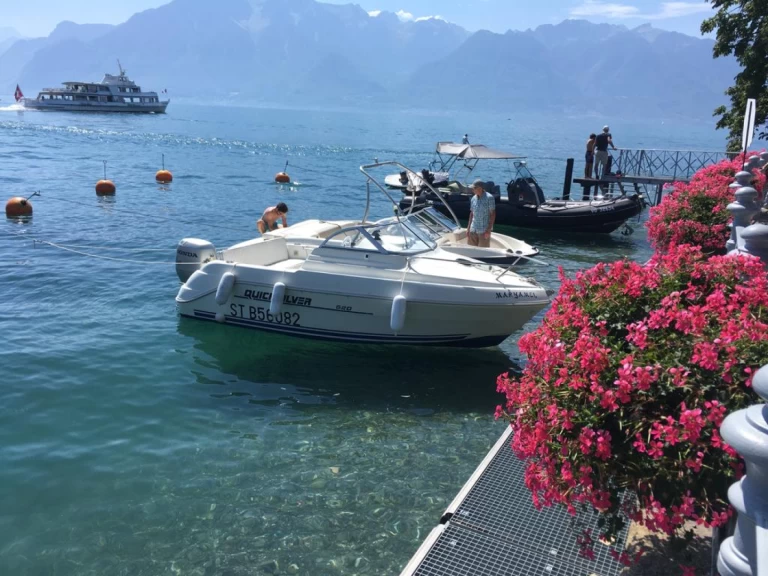 Alquiler de embarcaciones Quicksilver Quicksilver 520 Cruiser enÉvian-les-Bains en Samboat