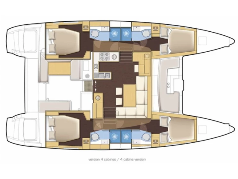 Alquiler Cannigione - Lagoon Lagoon 450 F en SamBoat