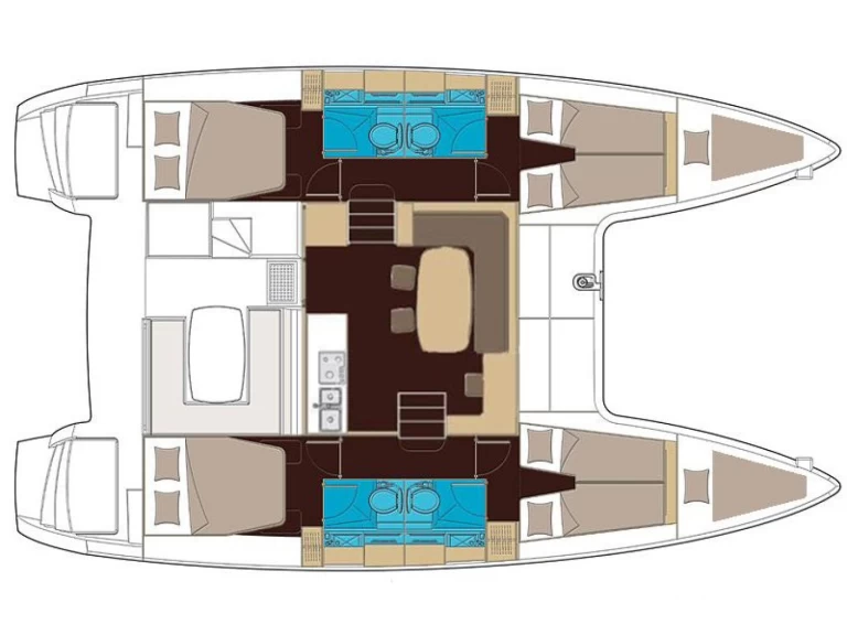 Alquiler Rhodes (Ciudad) - Lagoon Lagoon 400 S2 en SamBoat