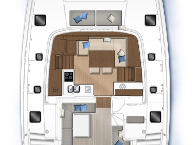Alquiler Catamarán Lagoon con o sin  título de navegación