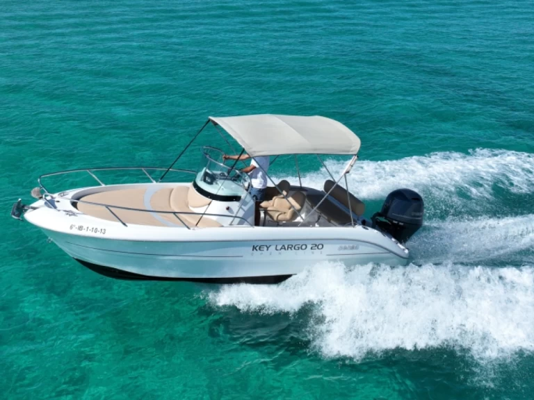 Alquiler Lancha Sessa Marine con o sin  título de navegación