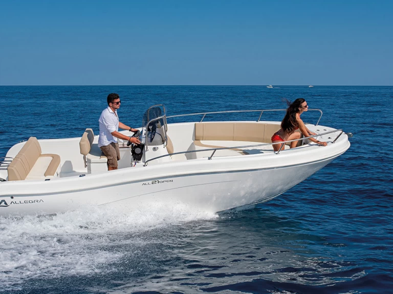 Alquiler Lancha Allegra Boats con o sin  título de navegación