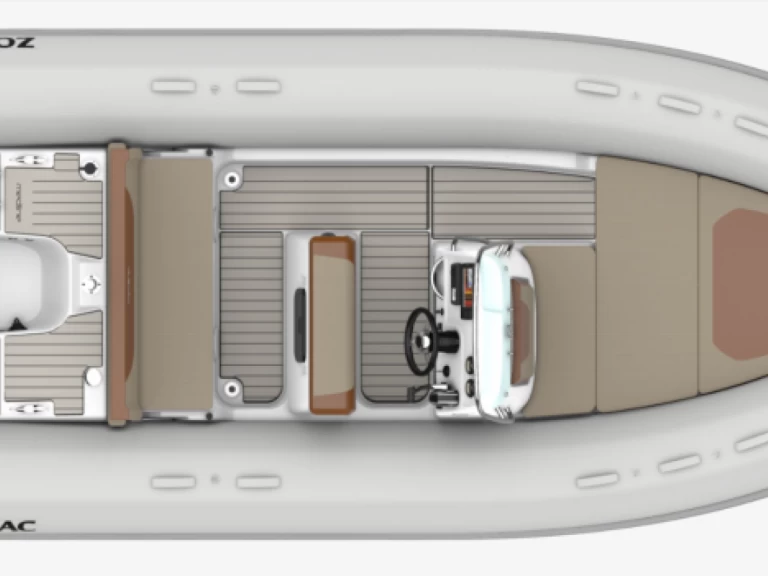 Alquiler Neumática Zodiac con o sin  título de navegación