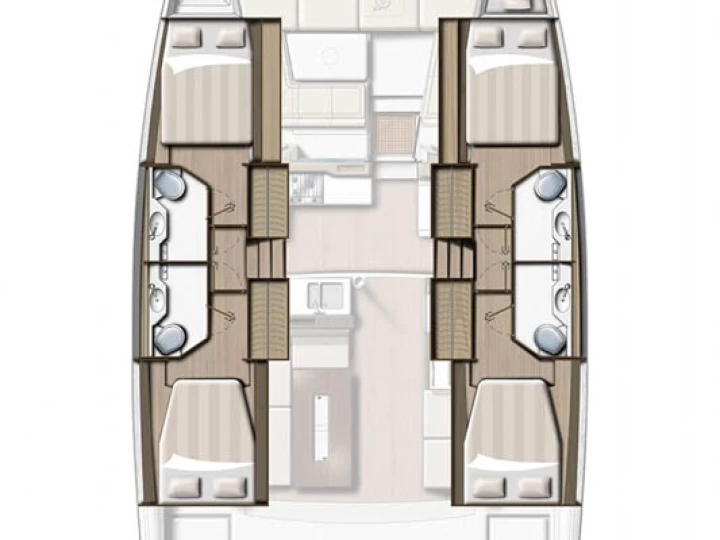 Alquiler Catamarán en Hyères - 15 BALI 4.2