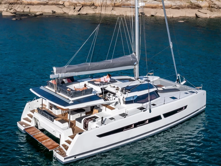 Alquiler de embarcaciones Fountaine Pajot Aura 51 enPlatýs Gialós en Samboat