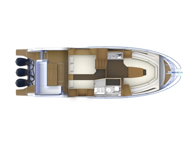 Alquiler Lancha en Port Grimaud - Bénéteau Cap Camarat 12.5WA