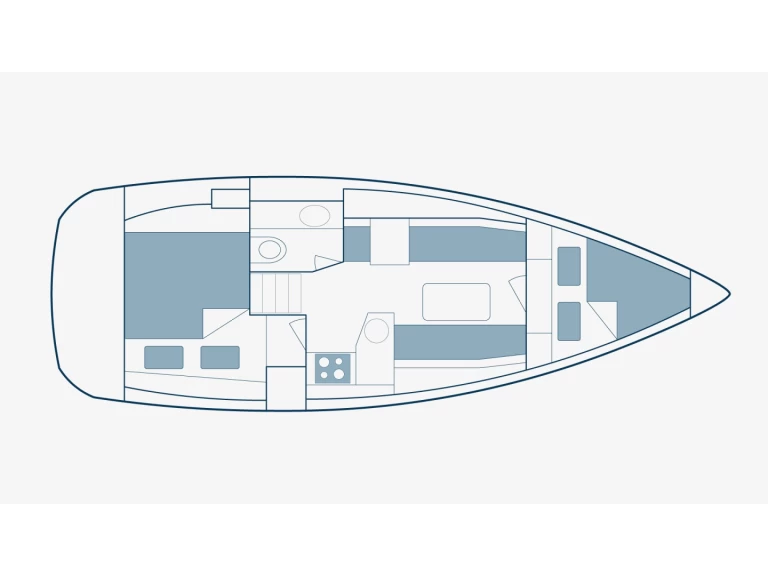 Alquiler Velero Jeanneau con o sin  título de navegación