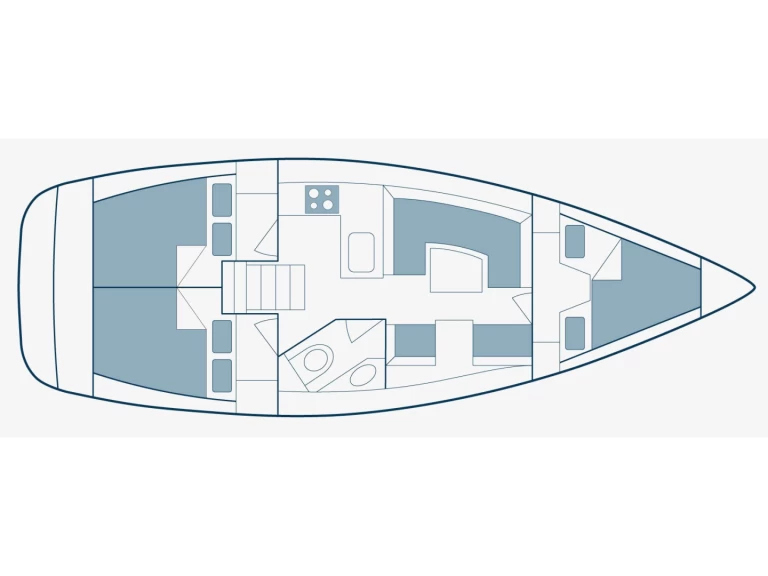 Alquiler de embarcaciones Elan Impression 344 enKórfos en Samboat