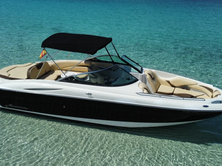 Alquiler Lancha Monterey con o sin  título de navegación