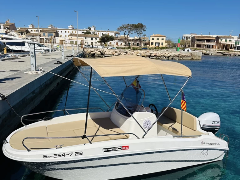 Lancha para alquilar s'Estanyol de Migjorn al mejor precio