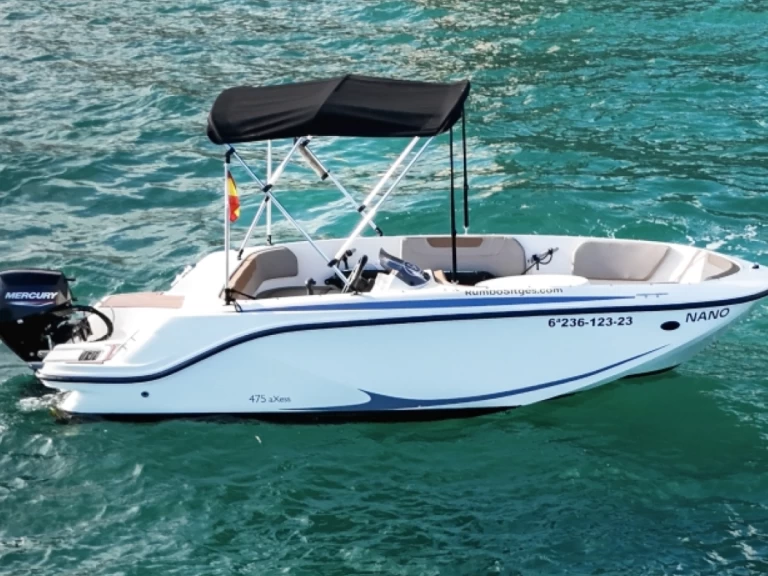 Alquiler de Quicksilver 475 Axess en Sitges
