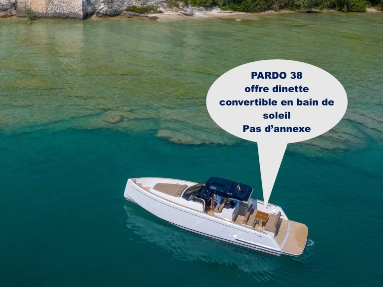 Alquiler de Lancha, con o sin patrón Pardo Yachts Ajaccio