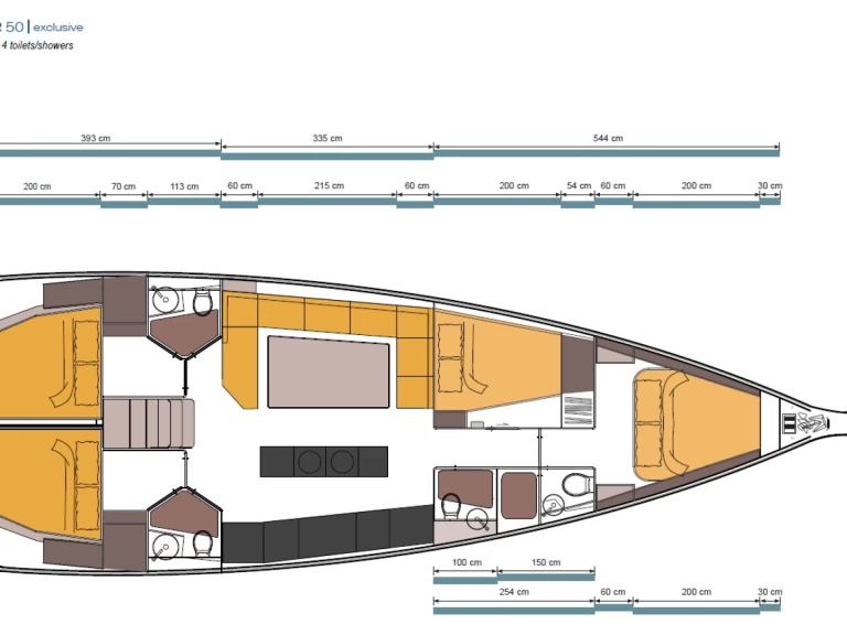 D&D Yacht D&D Kufner 50 de alquiler a Fethiye