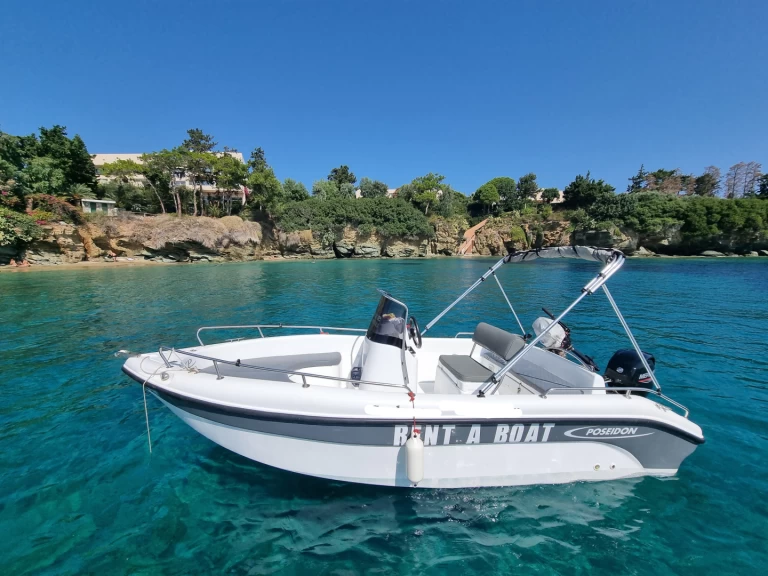 Alquiler Lancha Poseidon con o sin  título de navegación