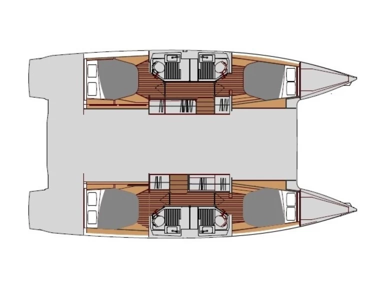 Alquiler de Catamarán, con o sin patrón Fountaine Pajot Kallithea
