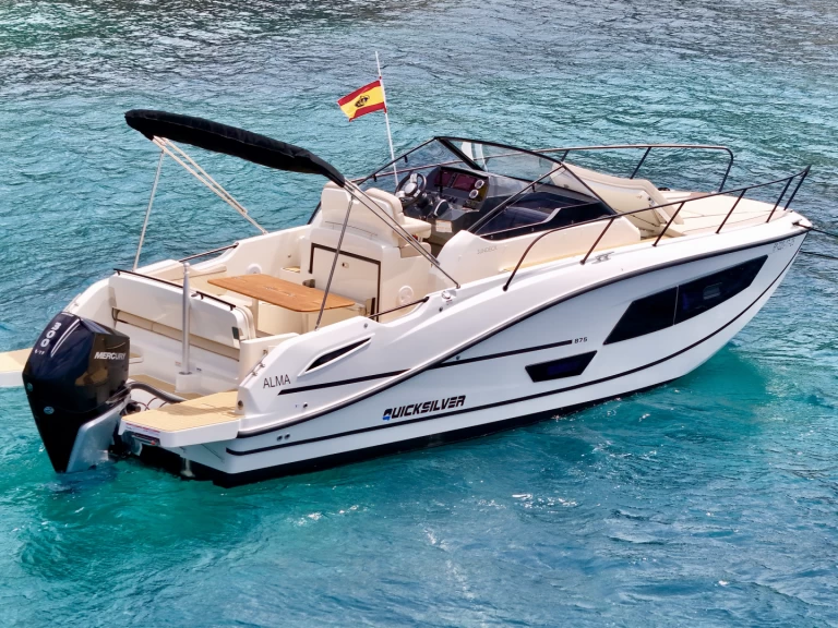 Alquiler de Lancha, con o sin patrón Quicksilver Puerto Campomanes Greenwich