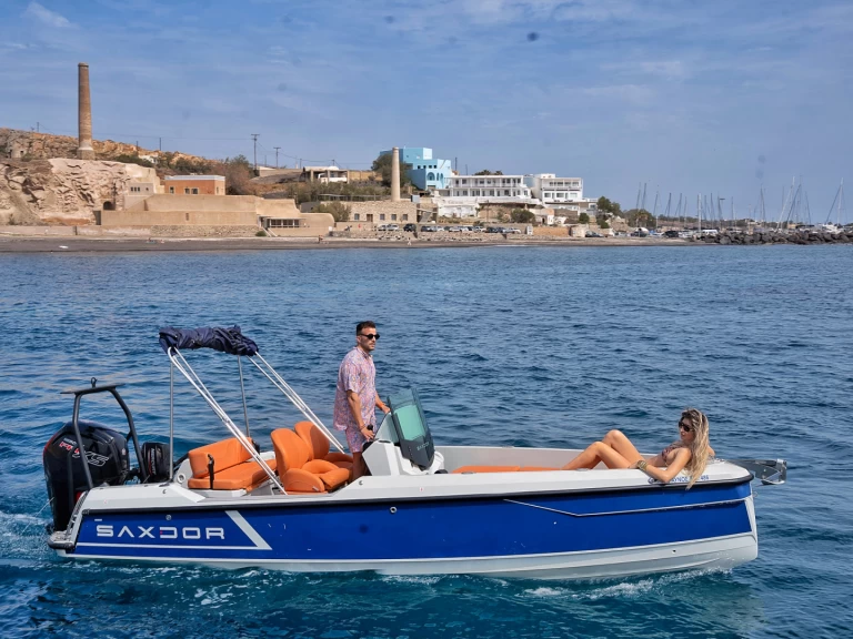 Alquiler Lancha Saxdor con o sin  título de navegación