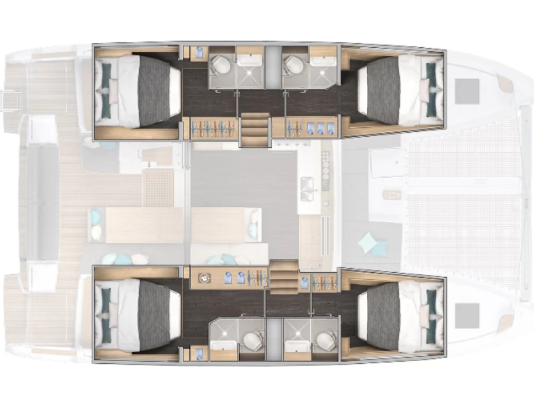 Alquiler Catamarán en Le Marin - Lagoon Lagoon 43