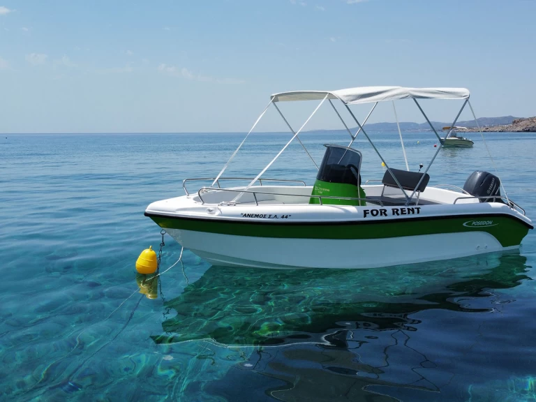 Alquiler Lancha Poseidon con o sin  título de navegación