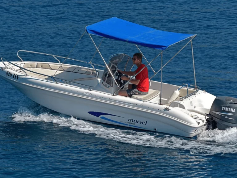 Alquiler Lancha Marvel con o sin  título de navegación