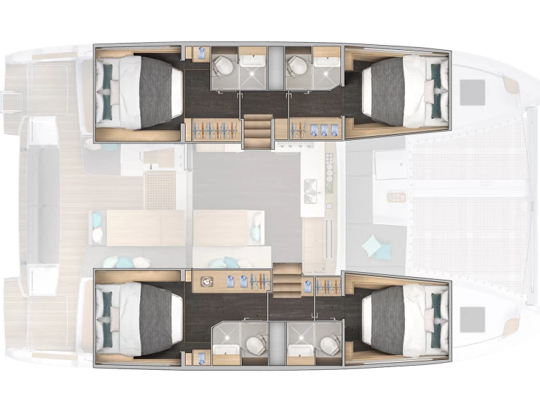 Alquiler Catamarán en Sant Antoni de Portmany - Lagoon Lagoon 43