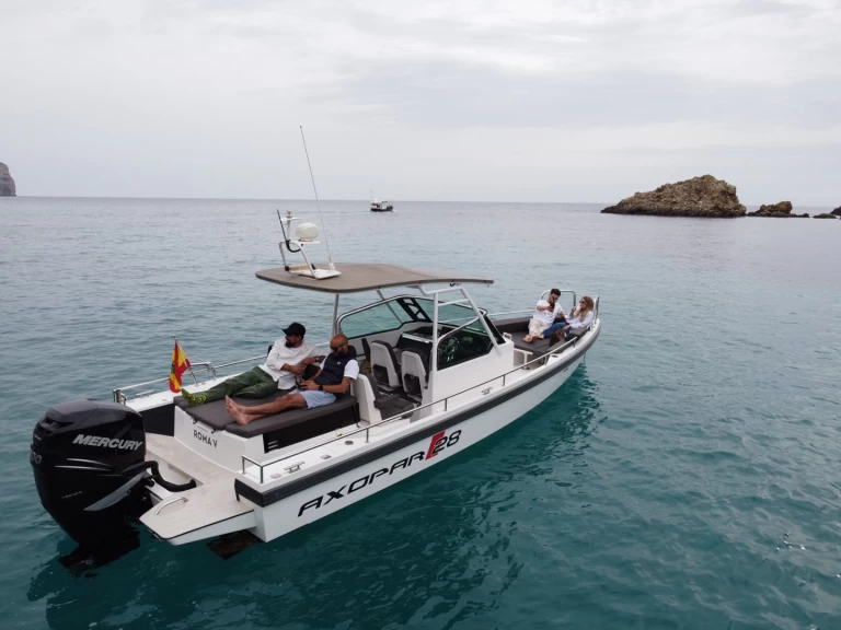 Alquiler Lancha Axopar con o sin  título de navegación