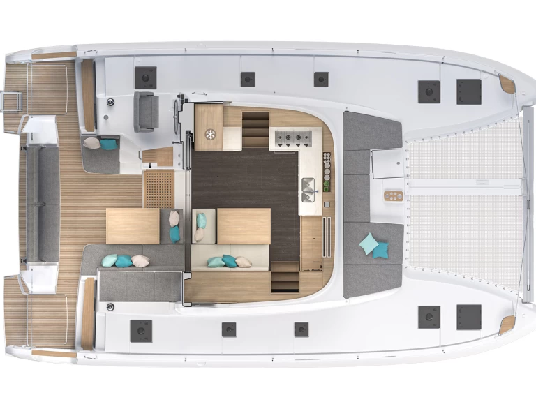 Alquiler de Catamarán, con o sin patrón Lagoon Sant Antoni de Portmany