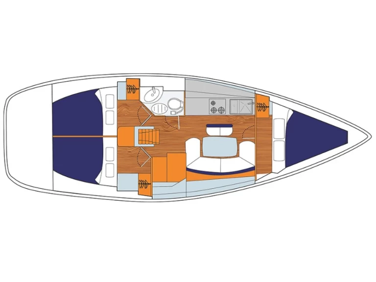 Alquiler de Jeanneau Sun Odyssey 389 en Marina (Ciudad)