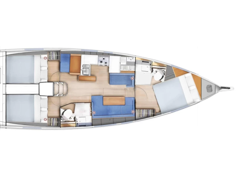 Jeanneau Sun Odyssey 410 de alquiler a Cannigione