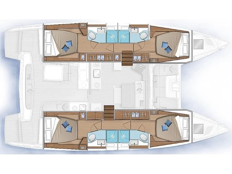 Alquiler de barcos Lefkáda barato de Lagoon 46