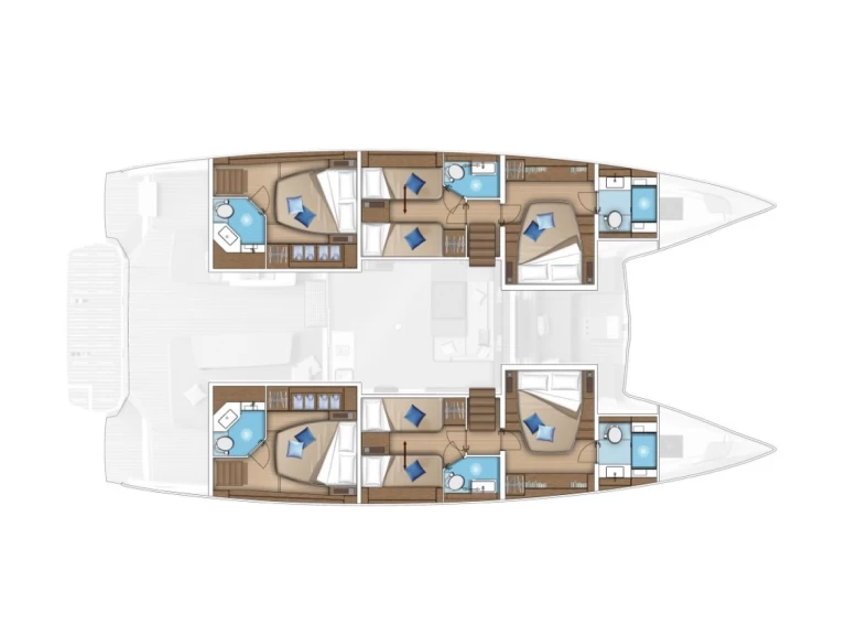 Alquiler Catamarán Lagoon con o sin  título de navegación