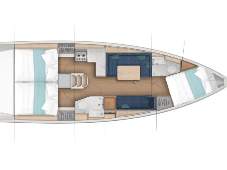 Jeanneau Sun Odyssey 389 de alquiler a Cannigione
