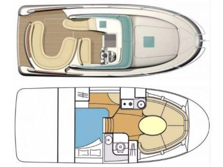 Alquiler Lancha en Mandelieu-la-Napoule - Jeanneau Leader 805