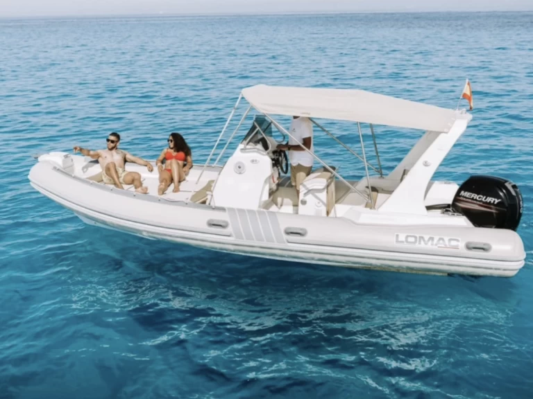 Alquiler Neumática Lomac con o sin  título de navegación