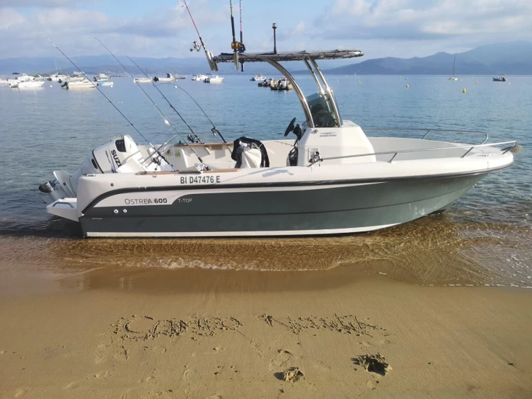 Alquiler Lancha en Campomoro - Ocqueteau OCQUETEAU 600 OSTREA T TOP