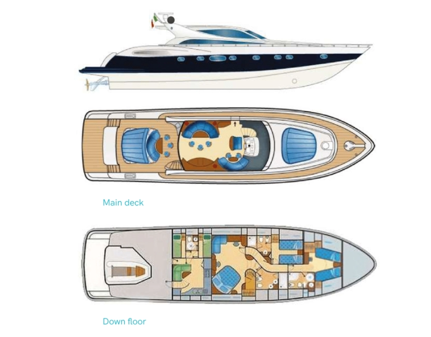 Alquiler de embarcaciones Alfamarine 78 enIbiza (Ciudad) en Samboat