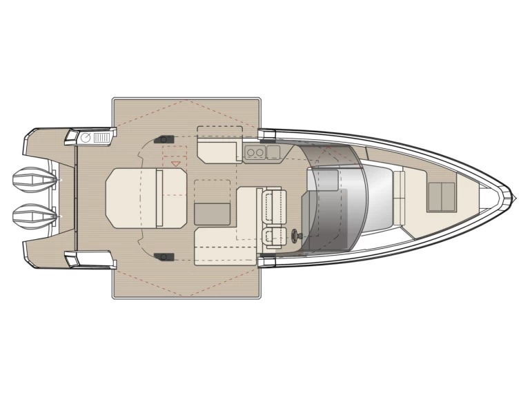 Alquiler de Lancha, con o sin patrón Saxdor Salamína