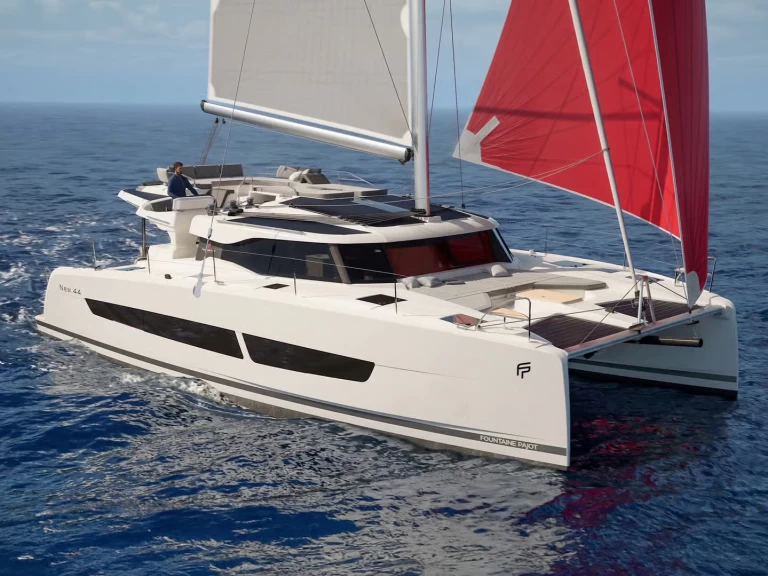 Alquiler de Fountaine Pajot Fountaine Pajot FP 44 Quatuor - 4 + 2 cab. en Pula