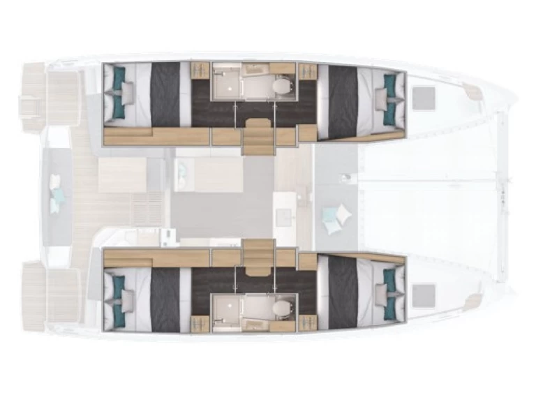 Alquiler de Catamarán, con o sin patrón Lagoon Ajaccio