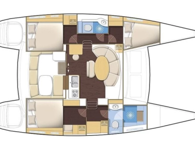 Alquiler de Catamarán, con o sin patrón Lagoon Bonifacio