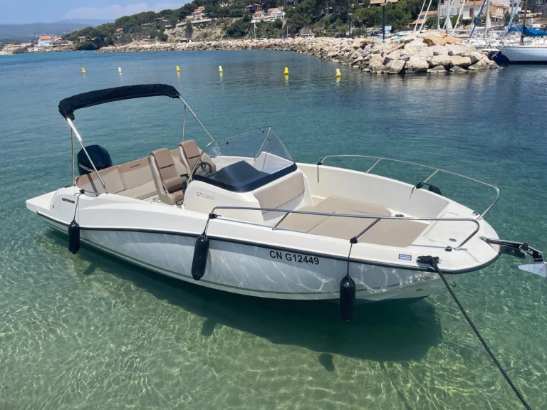 Alquiler La Madrague - Quicksilver Activ 675 Open en SamBoat