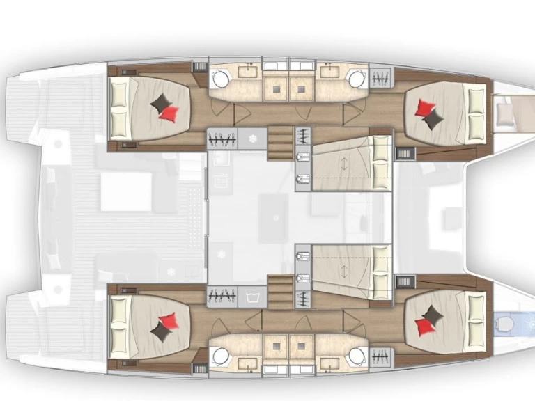 Alquiler Catamarán Lagoon con o sin  título de navegación