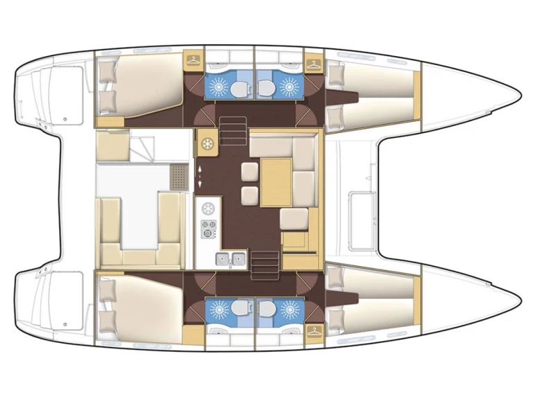 Alquiler Catamarán en Ligia - Fountaine Pajot Lucia 40